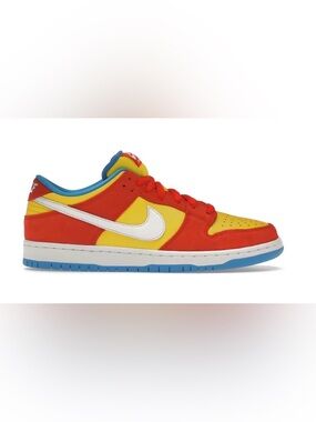 Nike SB Dunk Low Pro “Habanero Red / Blue Hero” (Bart Simpson) Size 9.5 Men